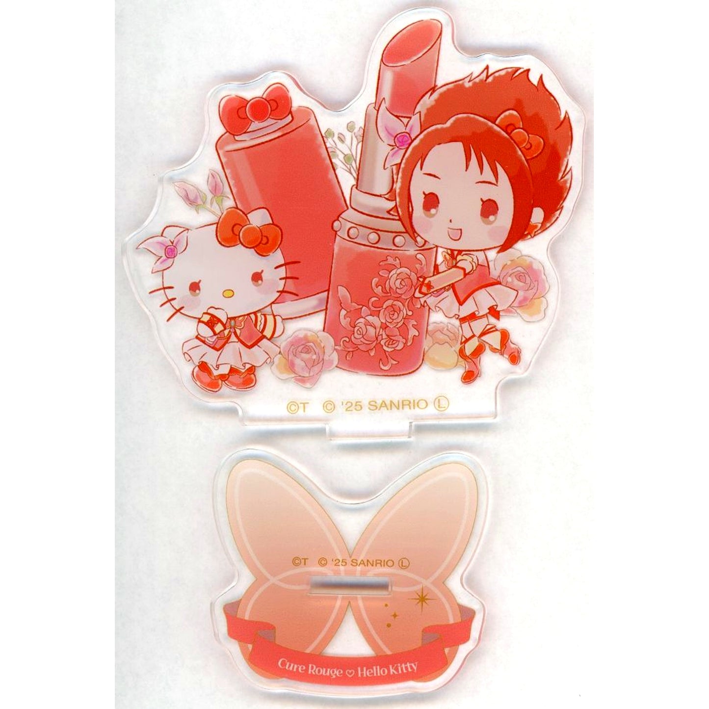 Cure Rouge Hello Kitty Acrylic Stand WEB Kuji Yes! Precure 5 GoGo! Sanrio Characters Prize C-2 [USED]