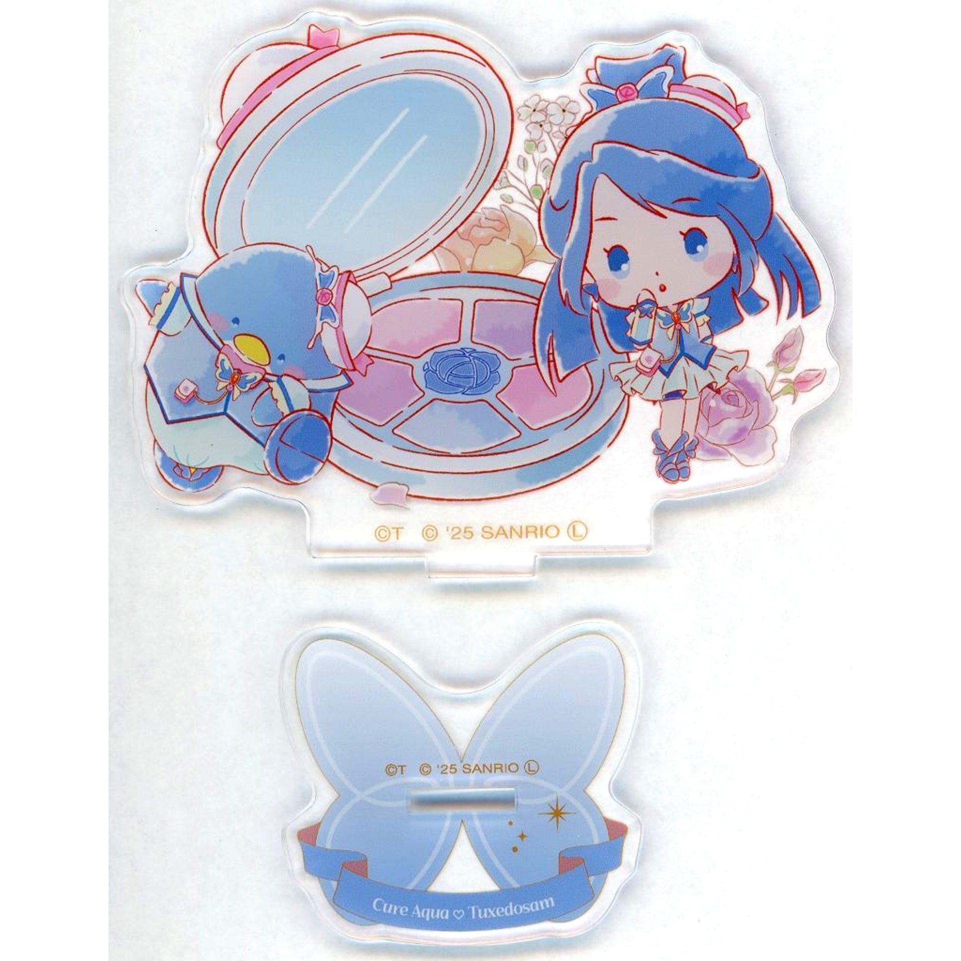 Cure Aqua Tuxedo Sam Acrylic Stand WEB Kuji Yes! Precure 5 GoGo! Sanrio Characters Prize C-5 [USED]