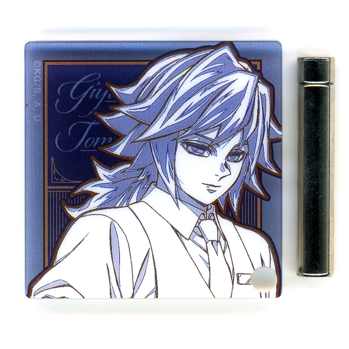 Giyu Tomioka A Blue Frame Demon Slayer: Kimetsu no Yaiba Mini Acrylic Panel ufotable Mocktail Bar Ginza Collection Lotto Vol. 2 [USED]