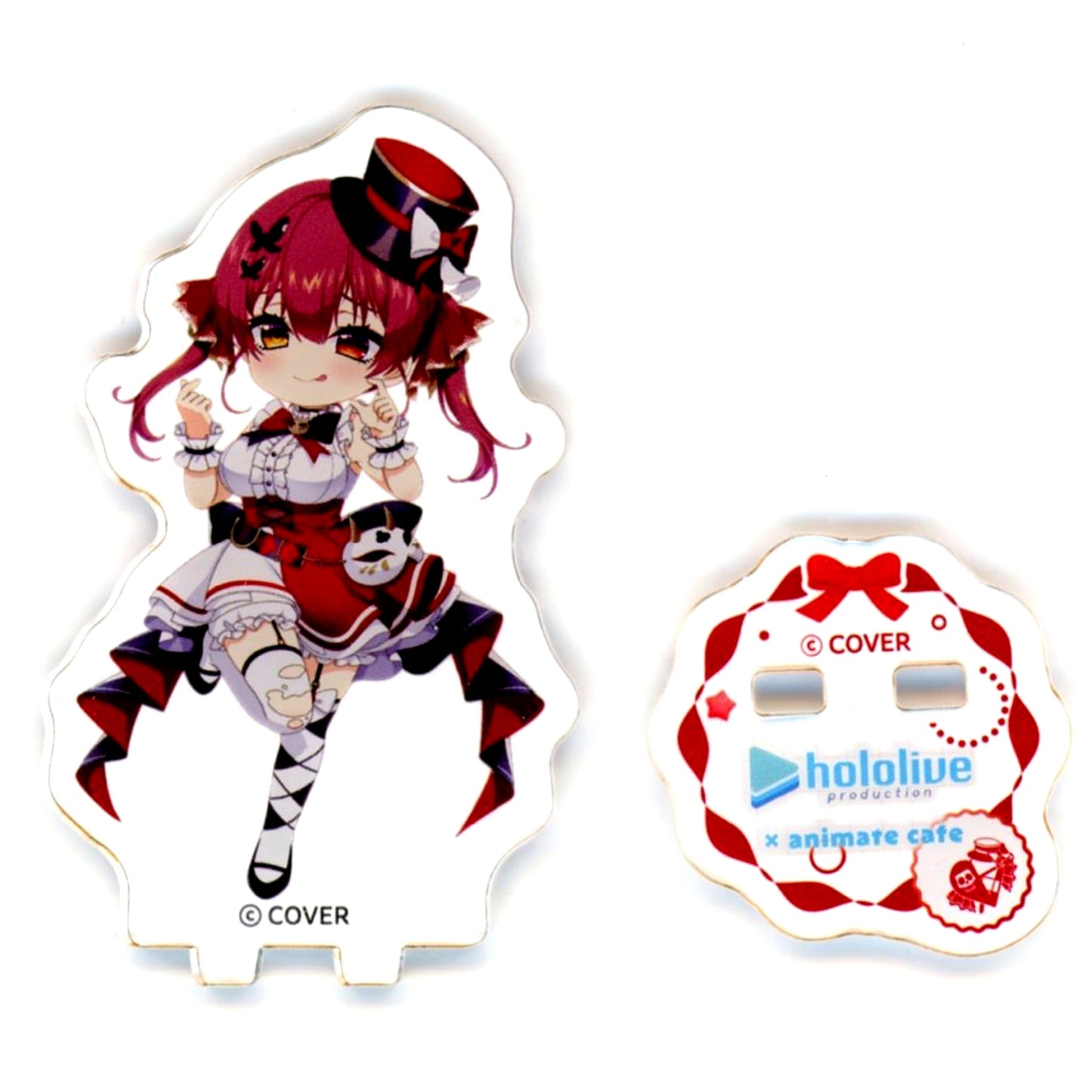 Houshou Marine Trading Mini Acrylic Stand Virtual YouTuber Hololive x Animate Cafe [USED]