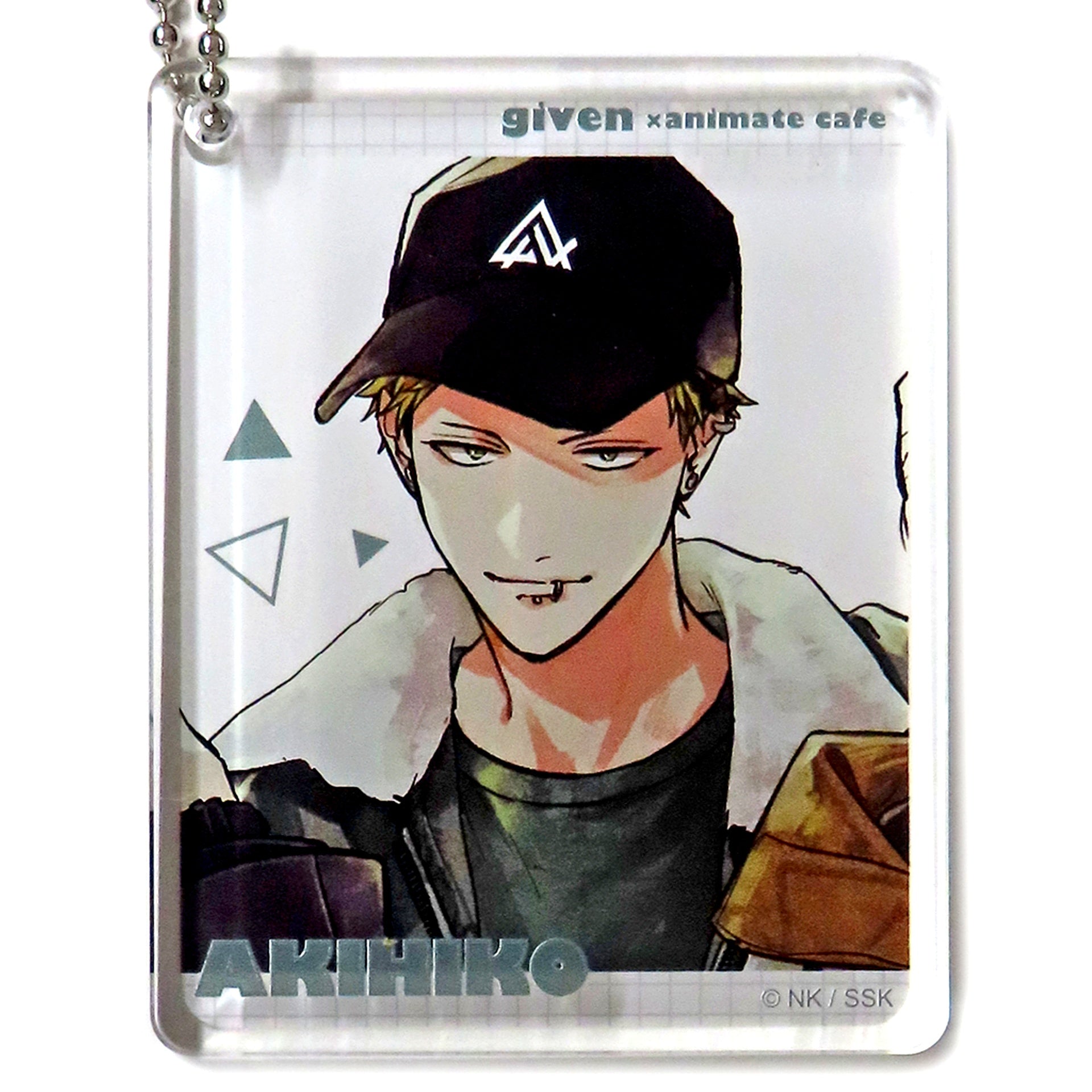 Akihiko Kaji Given x animate cafe Trading CoLotta Acrylic Plate Keychain Group B [USED]