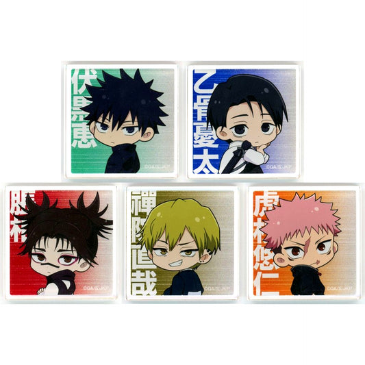 Set of 5 Jujutsu Kaisen Furikaeri Ver. Acrylic Block Collection [USED]