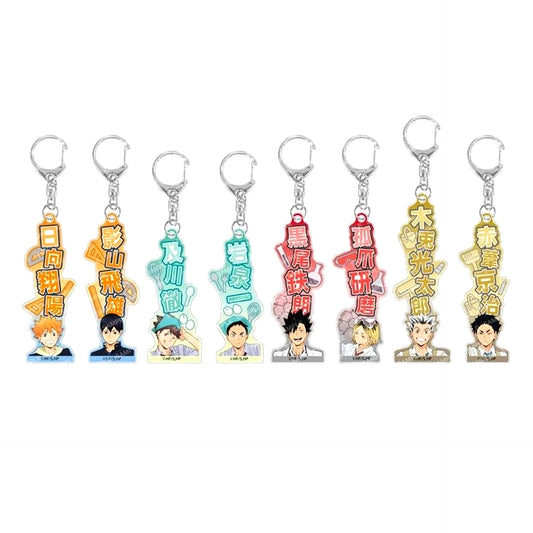 Set of 8 Haikyu Name Acrylic Collection Class [USED]