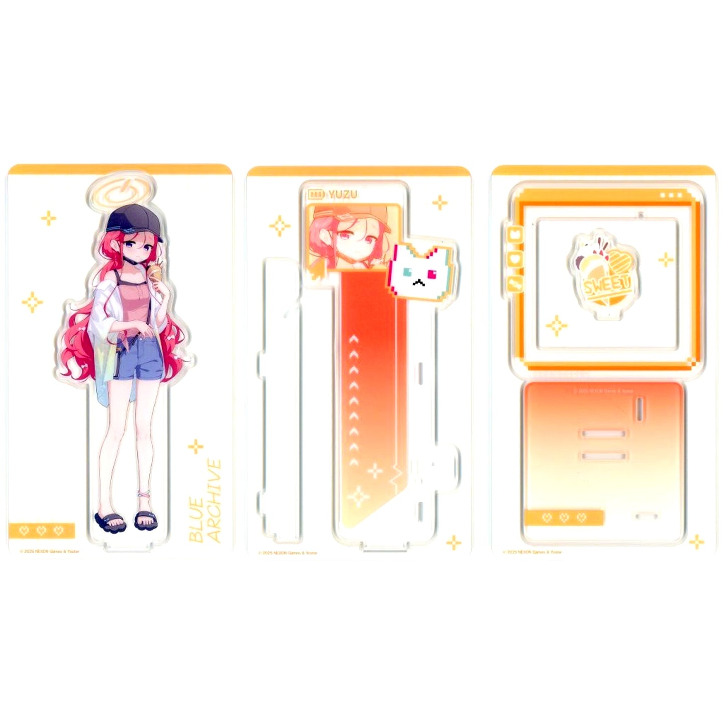 Yuzu Hanaoka Game Development Department Blue Archive Yostar Shop Illustration Goods 3D Acrylic Stand [USED]