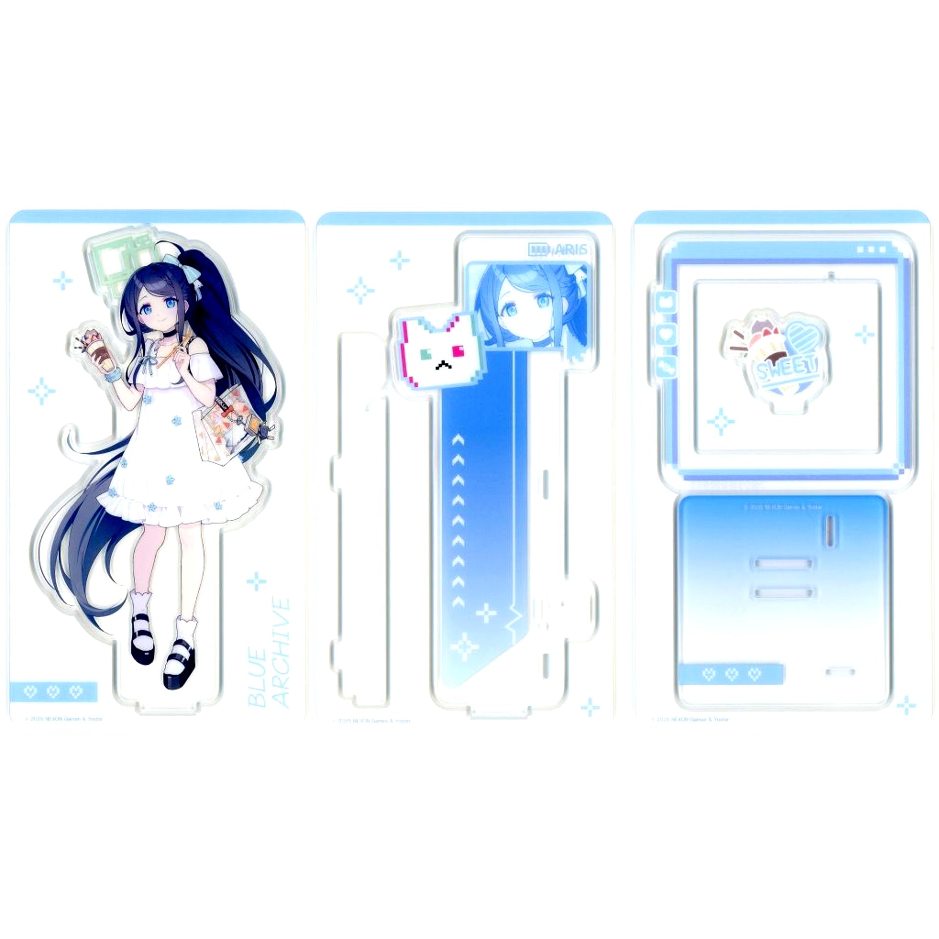 Aris Tendo Game Development Department Blue Archive Yostar Shop Illustration Goods 3D Acrylic Stand [USED]
