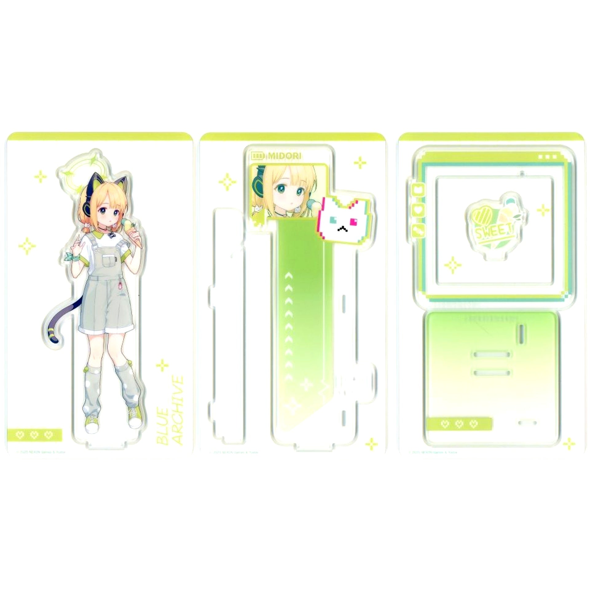 Midori Saiba Game Development Department Blue Archive Yostar Shop Illustration Goods 3D Acrylic Stand [USED]