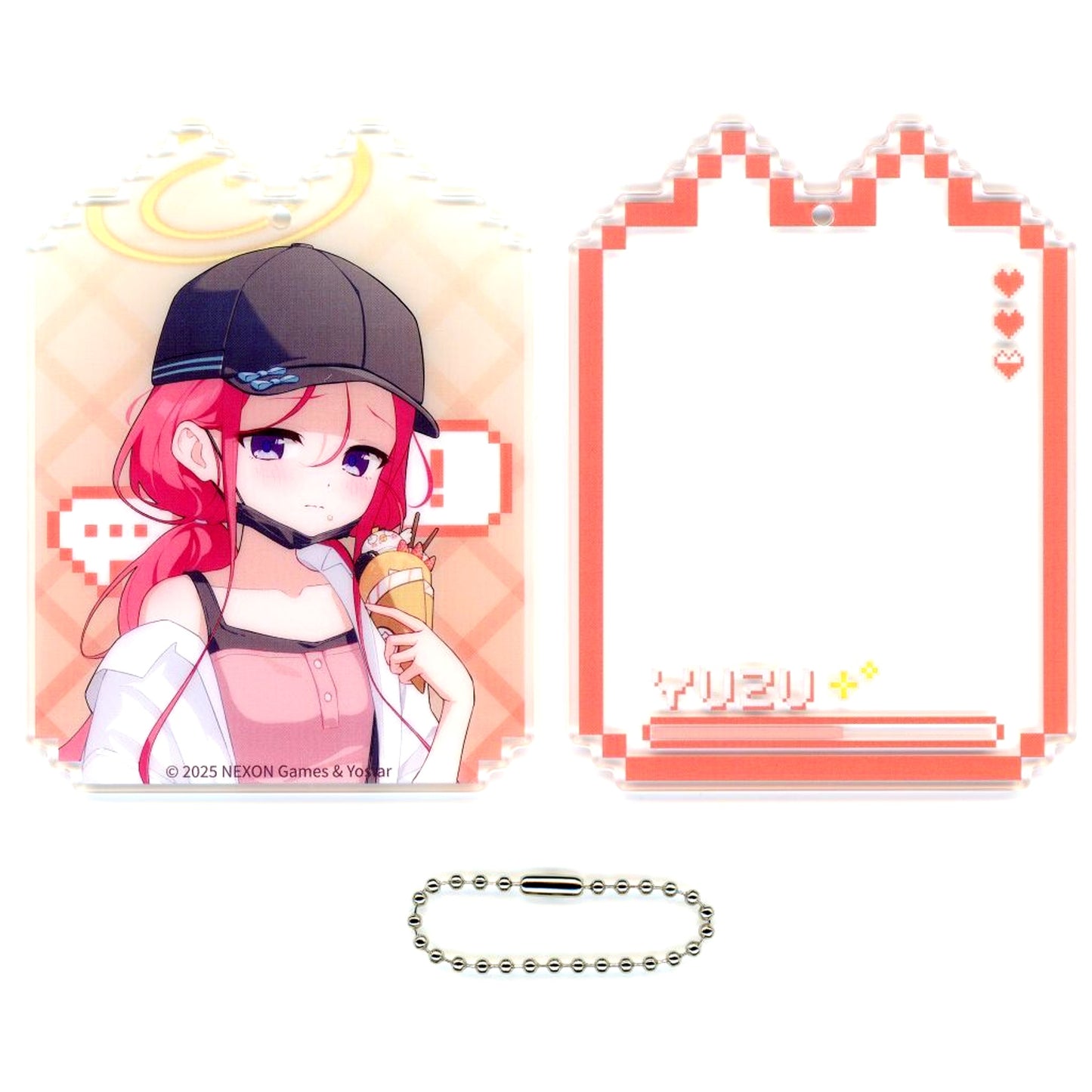 Yuzu Hanaoka Blue Archive Yostar Shop Game Development Department Illustration Acrylic Keychain [USED]