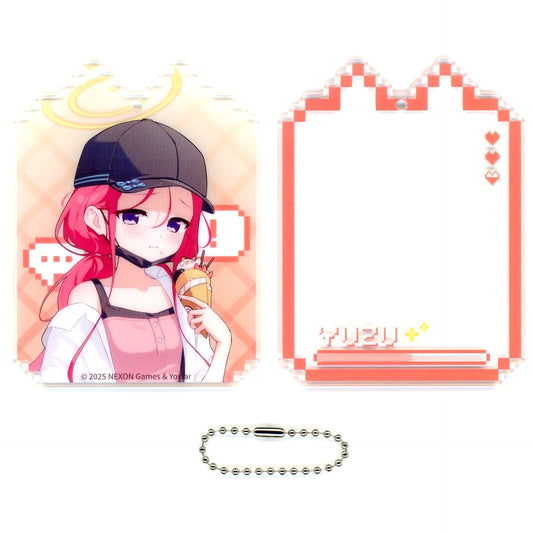 Yuzu Hanaoka Blue Archive Yostar Shop Game Development Department Illustration Acrylic Keychain [USED]