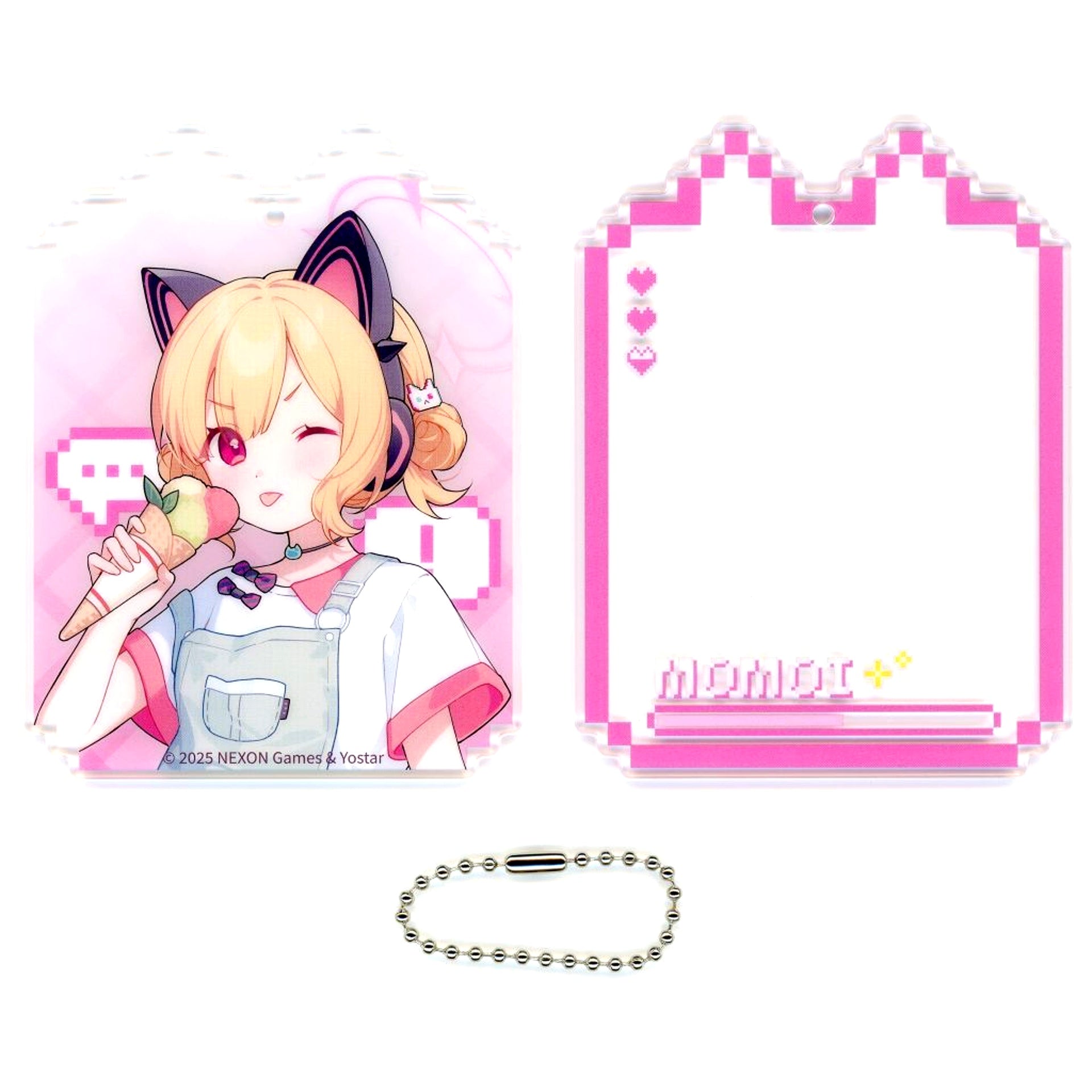 Momoi Saiba Blue Archive Yostar Shop Game Development Department Illustration Acrylic Keychain [USED]
