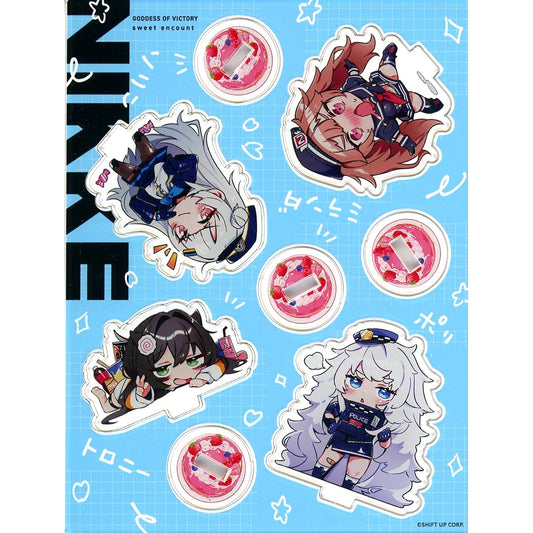 Group Sweet Acrylic Stand Comics Goddess of Victory: NIKKE Sweet Encounter Vol. 4 Special Edition Bundled Bonus [USED]