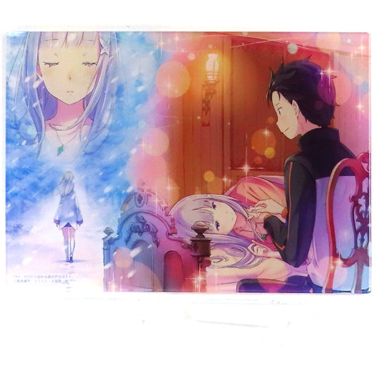 Single Item Shinichirou Otsuka Illustration Light Novel Re:Zero - Starting Life in Another World Vol. 43 Melonbooks Limited Edition Bonus Mini Acrylic Panel [USED]