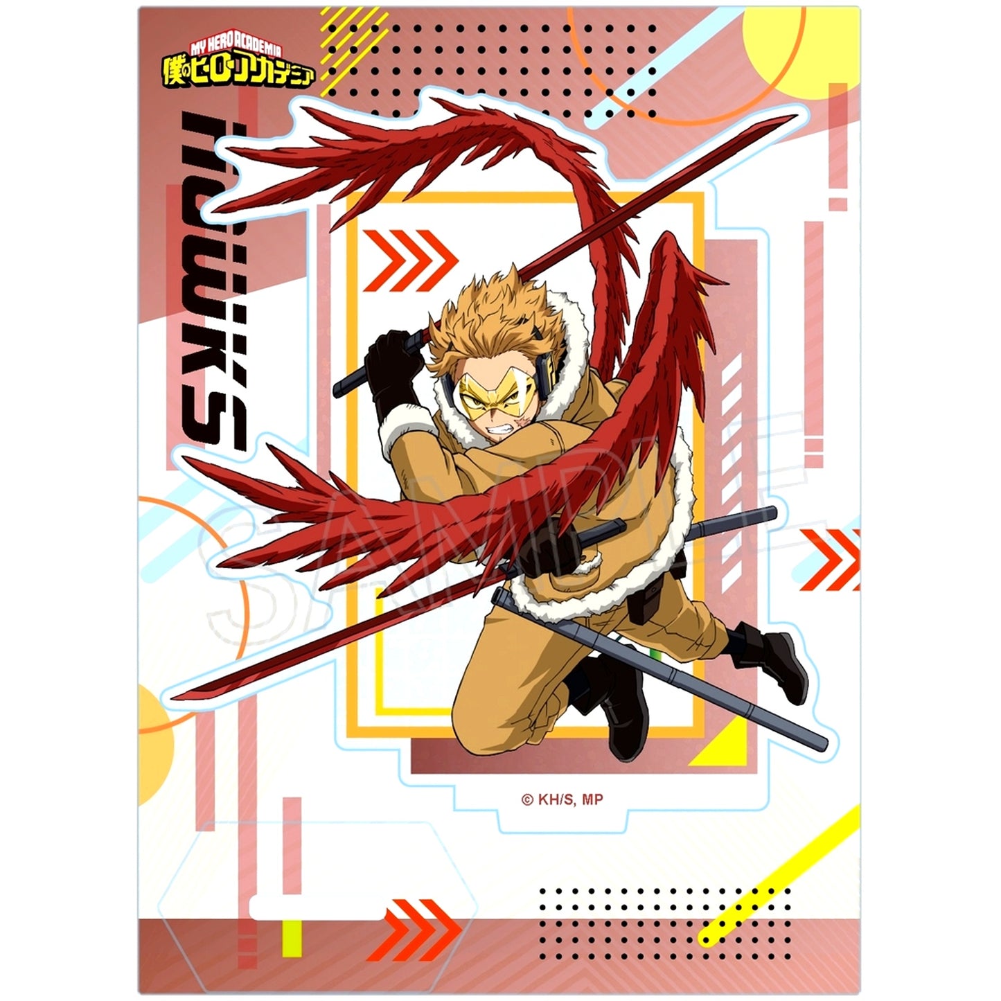 Hawks Shine Series Holo Acrylic Stand Vol.2 My Hero Academia [USED]