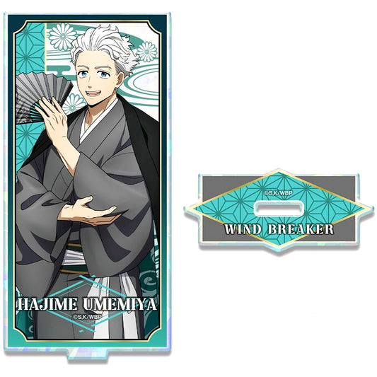 Hajime Umemiya Design 03 Retro Modern Ver. Illustration Hologram Acrylic Stand TV Anime WIND BREAKER [USED]