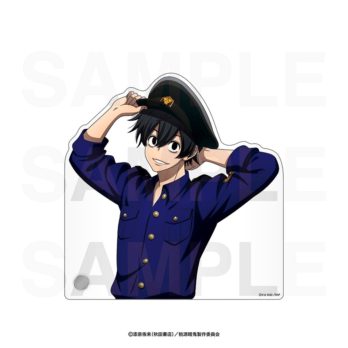 Yodogawa Masumi Police Big Acrylic Stand TV Anime Togen Anki: Dark Demon of Paradise [USED]