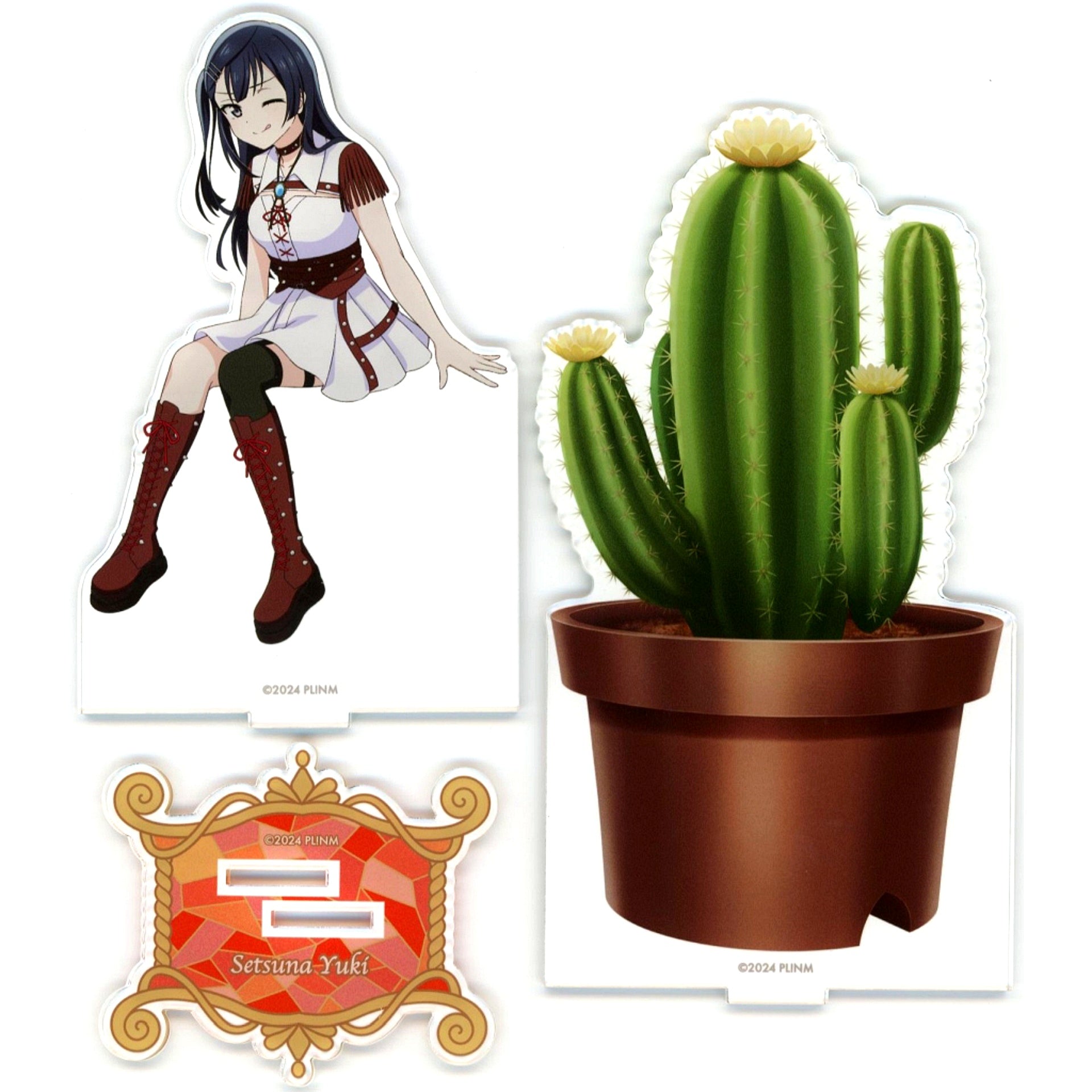 Setsuna Yuki Acrylic Diorama Stand Love Live! Nijigasaki High School Idol Club FLOWER MUSIC COLLECTION [USED]