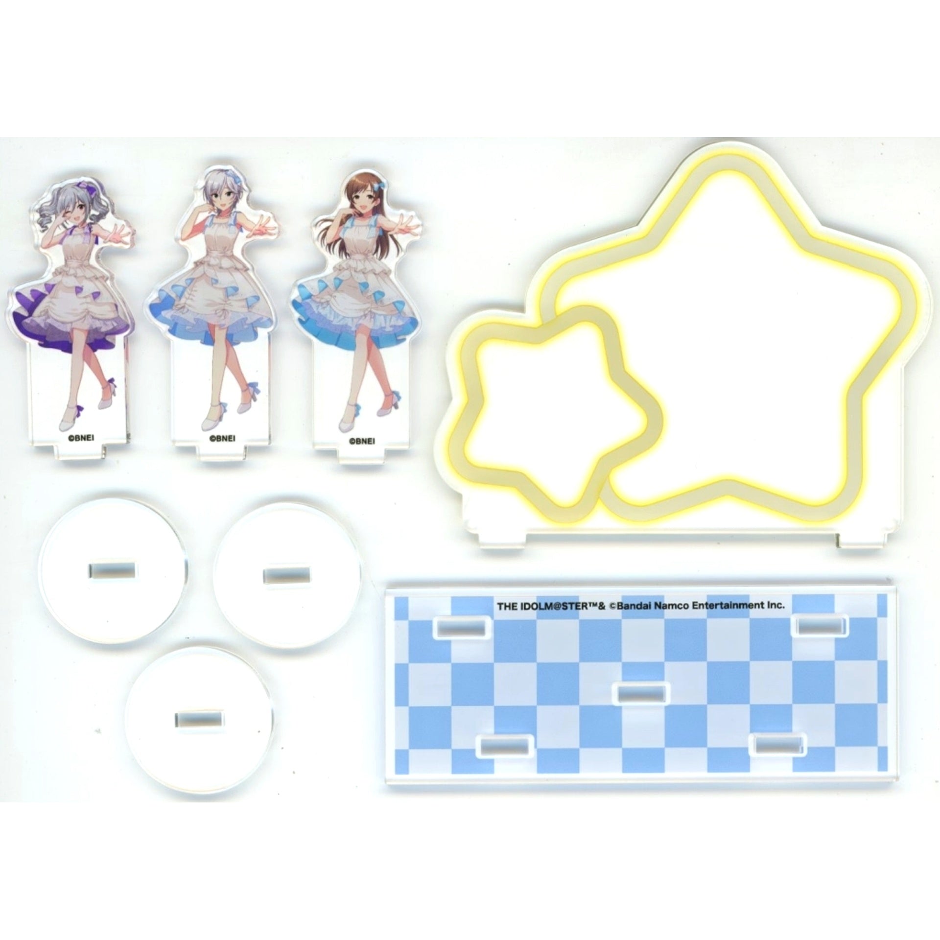 Anastasia, Ranko Kanzaki & Minami Nitta The Idolmaster Cinderella Girls Memorial Ornament Starlight Alliance [USED]