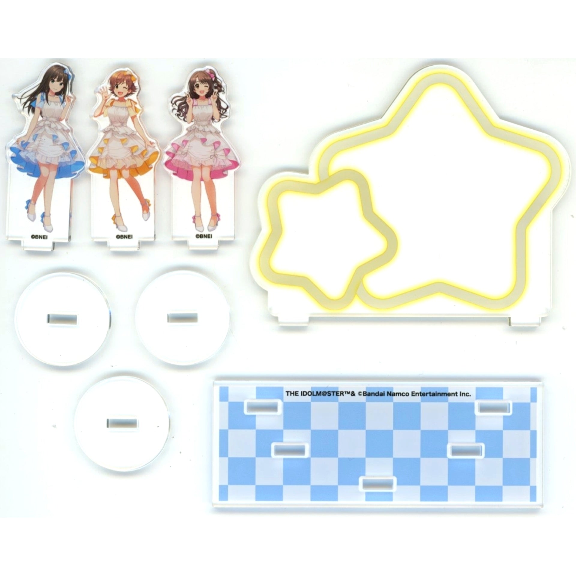 Uzuki Shimamura, Rin Shibuya & Mio Honda The Idolmaster Cinderella Girls Memorial Ornament Starlight Alliance [USED]