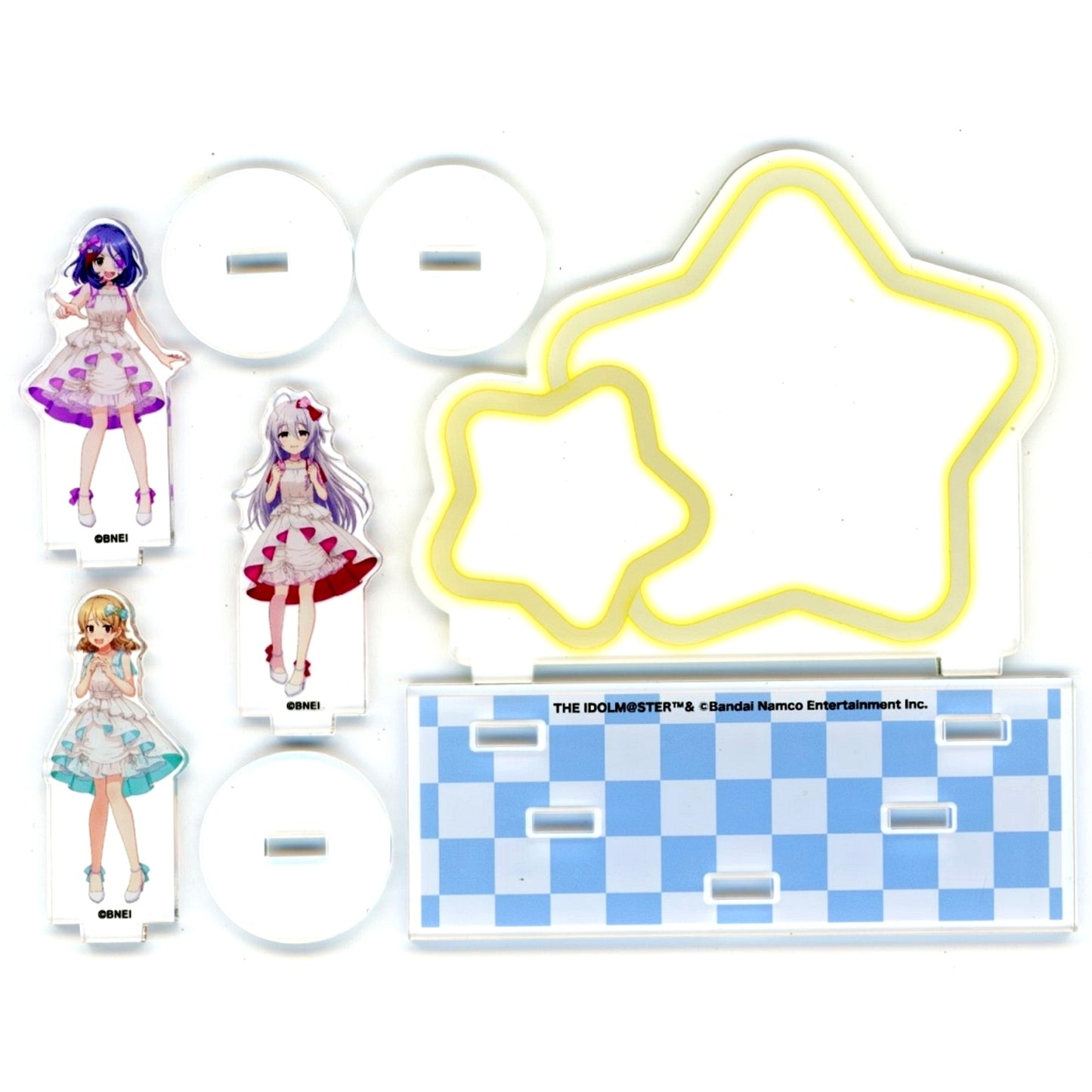Mirei Hayasaka, Syoko Hoshi & Nono Morikubo The Idolmaster Cinderella Girls Memorial Ornament Starlight Alliance [USED]