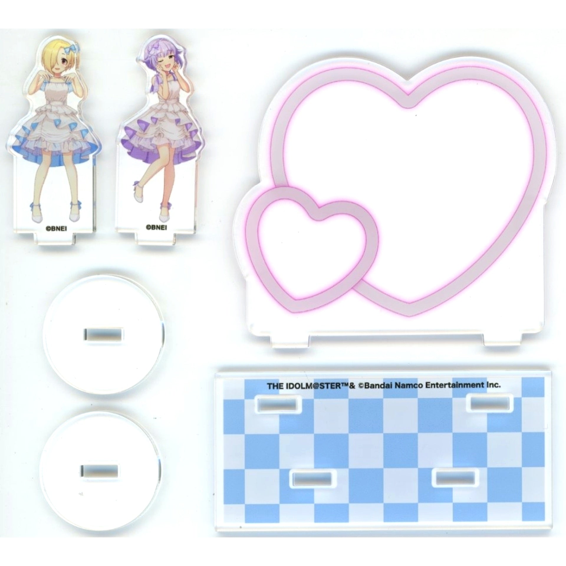 Sachiko Koshimizu & Koume Shirasaka The Idolmaster Cinderella Girls Memorial Ornament Starlight Alliance [USED]