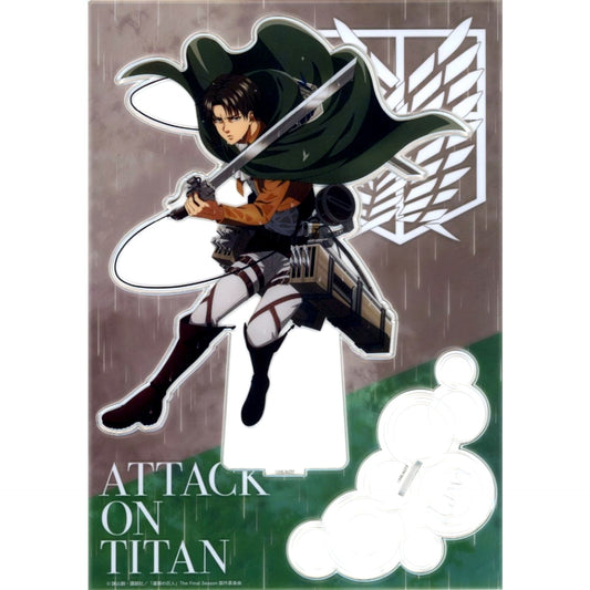 Levi Ackerman Rain Battle Large Acrylic Stand Attack on Titan Hicul Limited [USED]