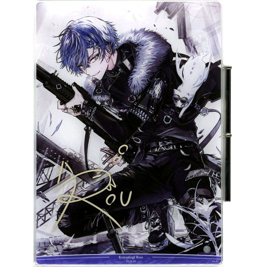 Koyanagi Rou B5 Acrylic Panel Foil Replica Autographed Virtual YouTuber Nijisanji Birthday 2025 [USED]