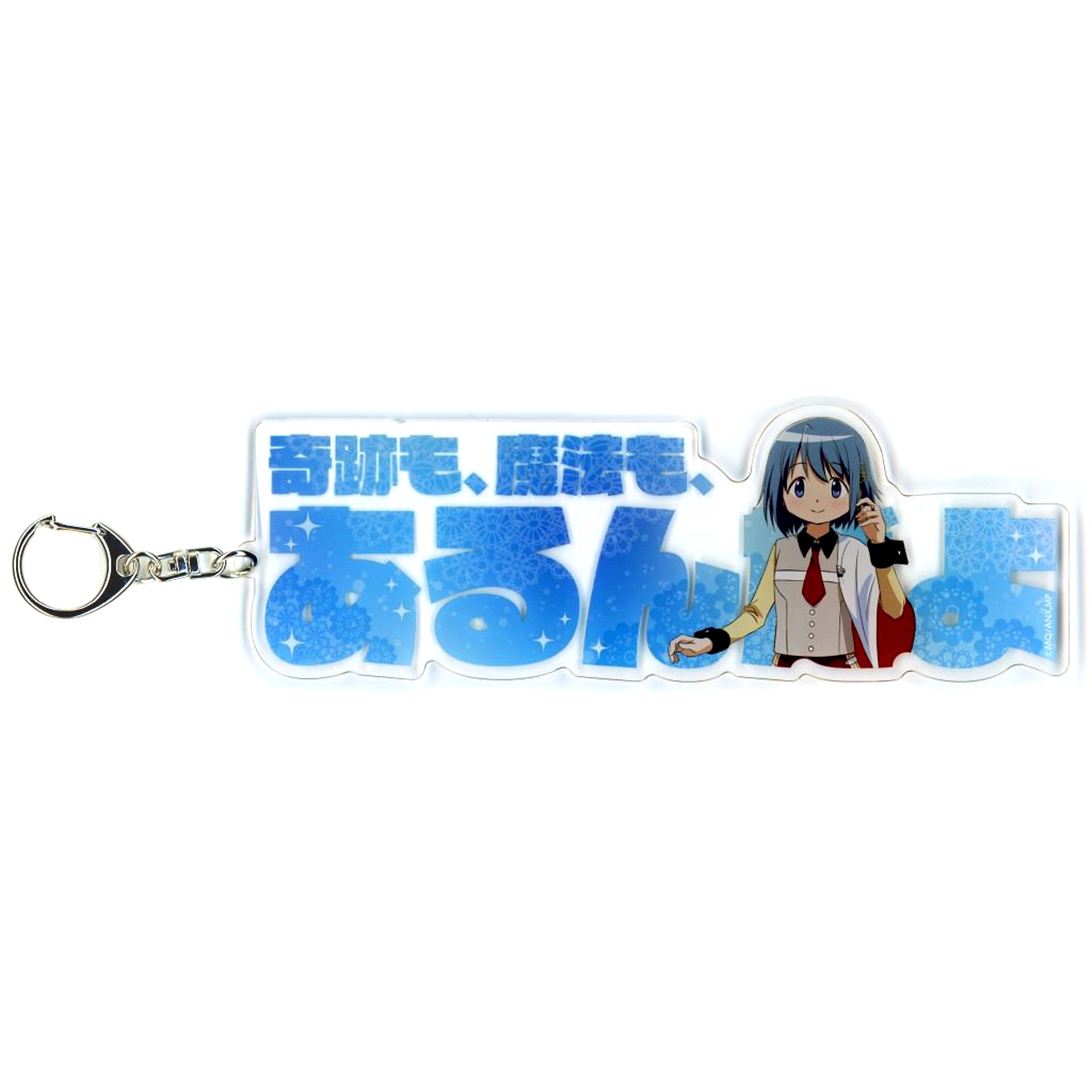 Sayaka Miki Acrylic Plate Keychain Puella Magi Madoka Magica Chara Pop Store in Bandai Namco Cross Store Atre Akihabara [USED]