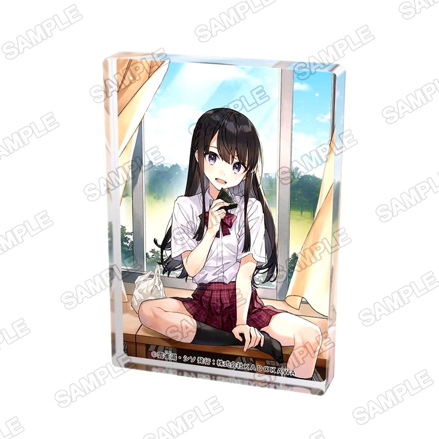 A7 Acrylic Block KADOKAWA Light Novel Exhibition 2025 The Pure and Beautiful Girl at My New School Was Actually My Childhood Friend I Used to Play with Thinking She Was a Boy [USED]