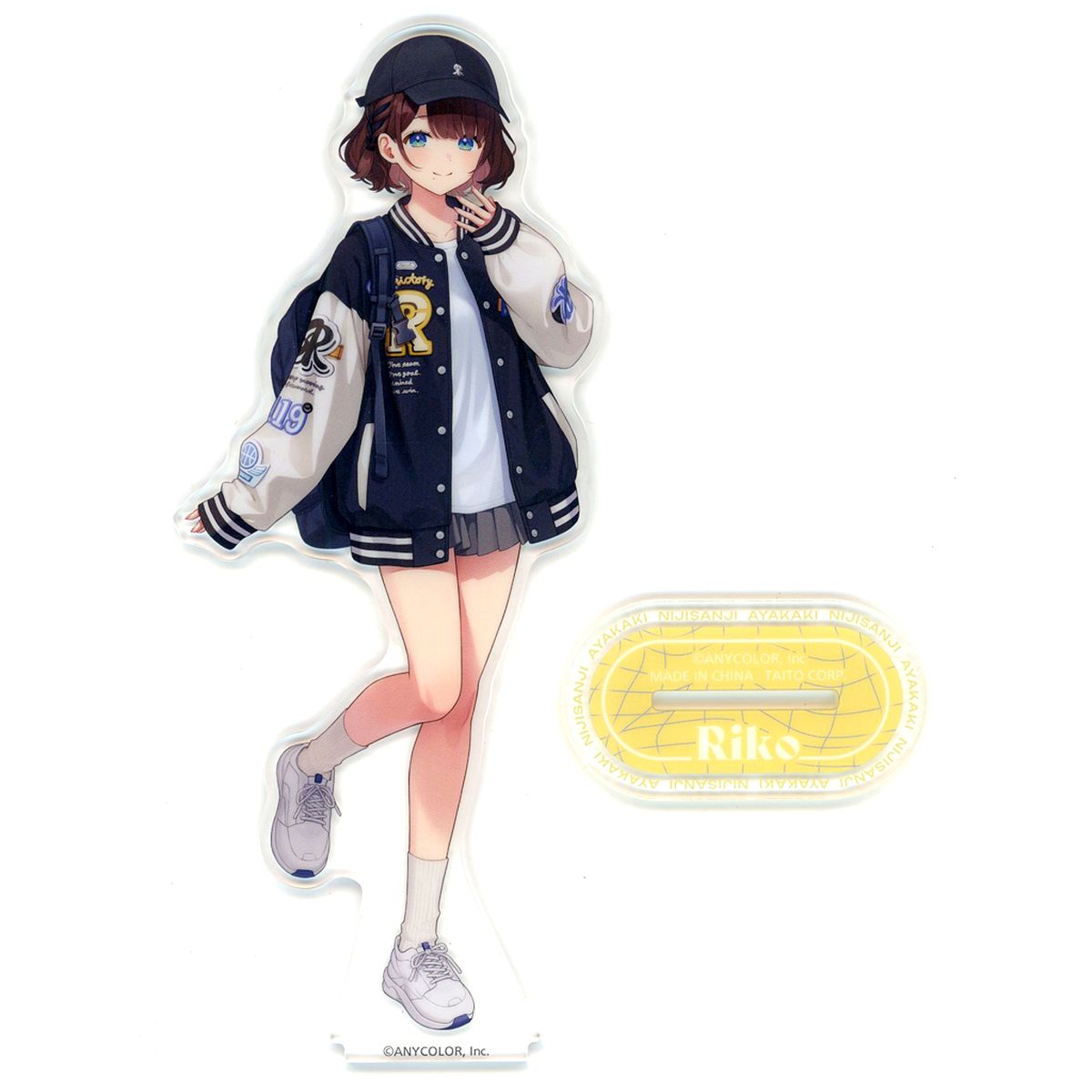 Riko Shiga Ayakaki Original Big Acrylic Stand Virtual YouTuber Nijisanji Gigo Limited [USED]