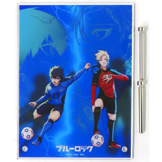 Yoichi Isagi & Michael Kaiser Blue Lock x Isetan Shinjuku Art Week Illustration Acrylic Panel [USED]