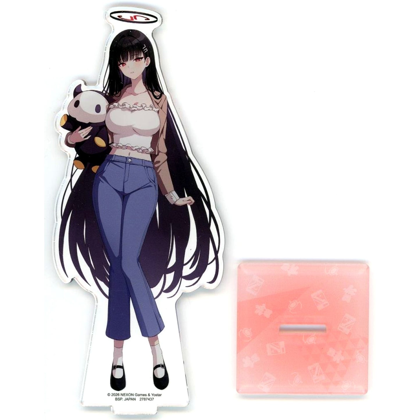 Rio Tsukatsuki Blue Archive Big Acrylic Plate with Stand Seminar [USED]