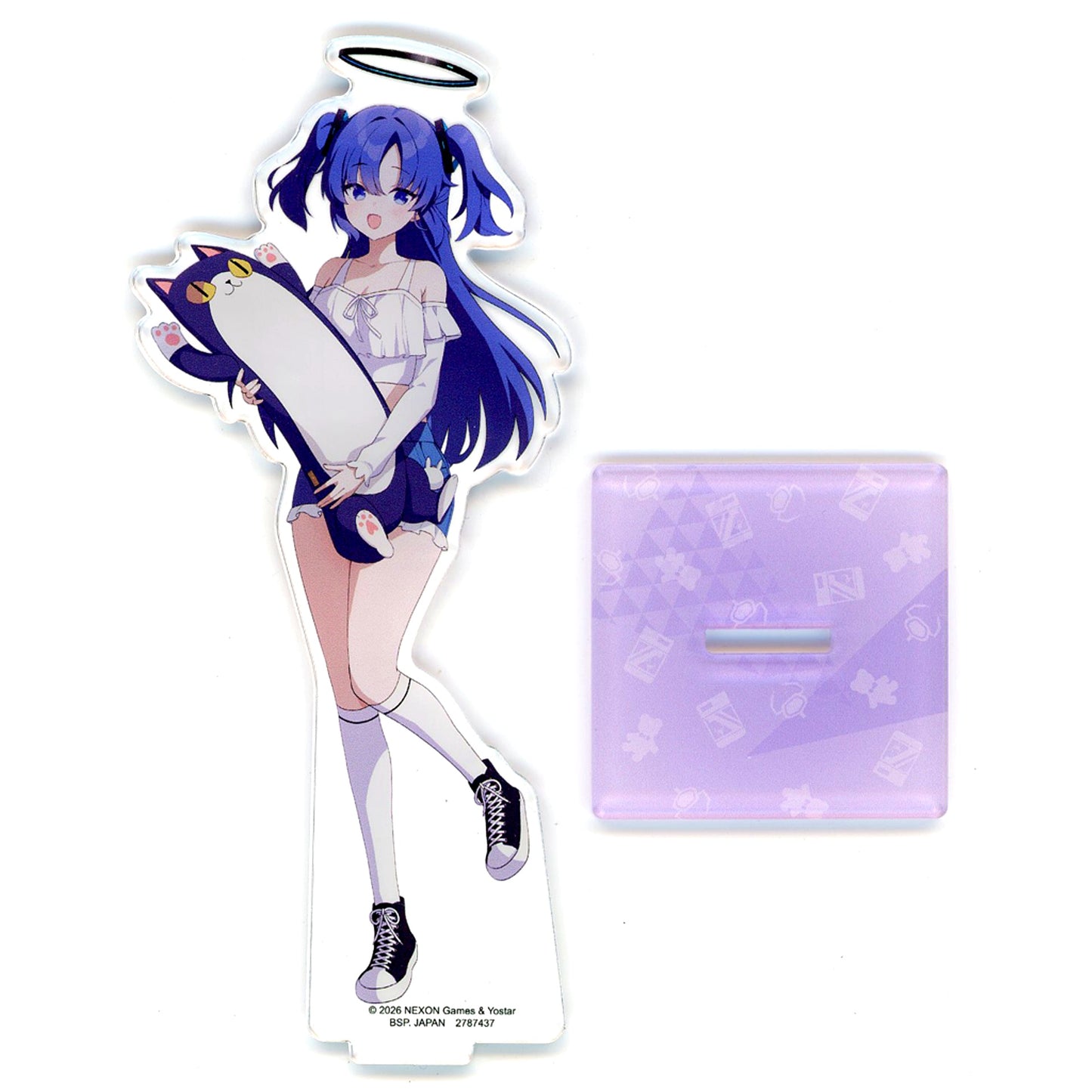 Yuuka Hayase Blue Archive Seminar Big Acrylic Plate with Stand [USED]