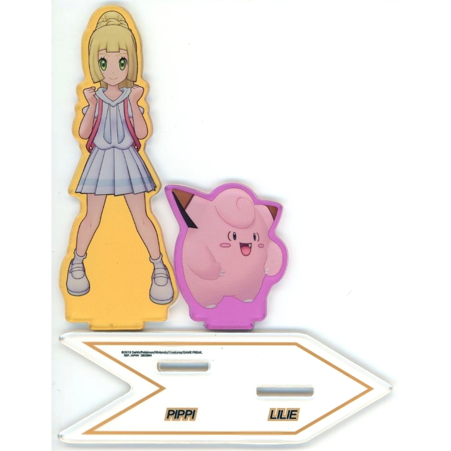 Lillie & Clefairy Pokemon & Trainer Acrylic Stand Vol. 2 Pokemon Masters EX [USED]