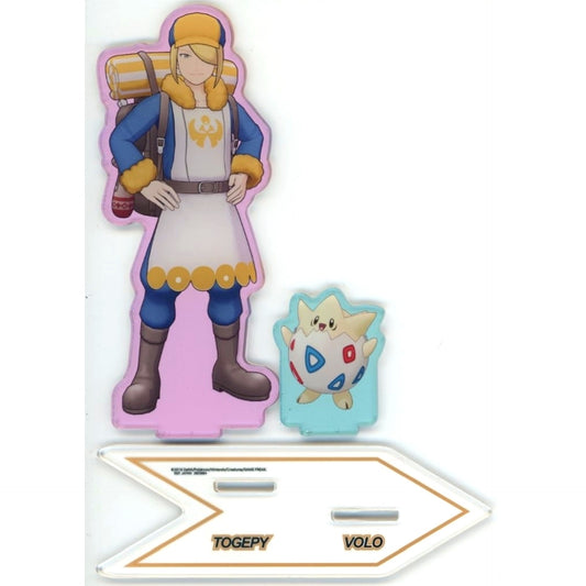 Volo & Togepi Pokemon & Trainer Acrylic Stand Vol. 2 Pokemon Masters EX [USED]