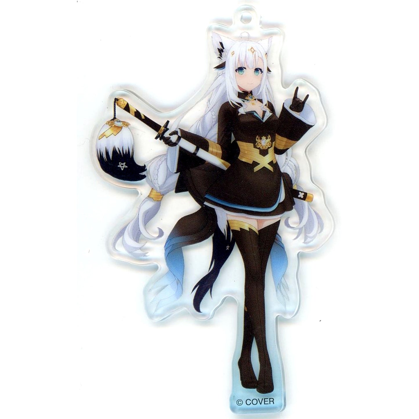 Shirakami Fubuki Hololive Production Magical Girl HoloWitches! Acrylic Keychain [USED]