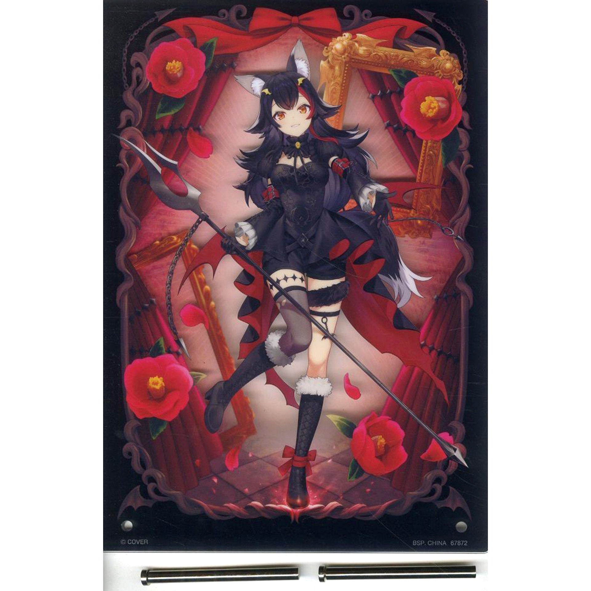 Mio Ookami Acrylic Visual Board Ichiban Kuji hololive Villain Style Mio Ookami Acrylic Board Prize [USED]