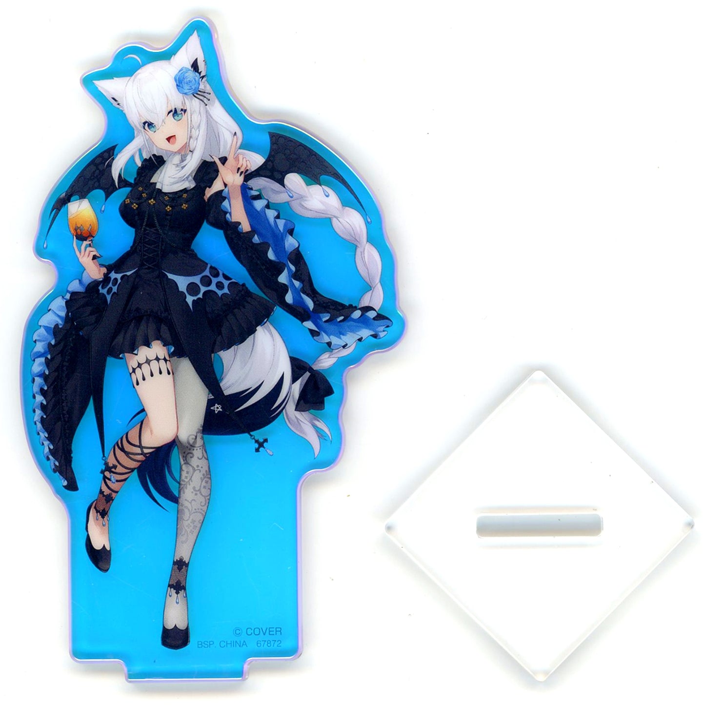 Fubuki Shirakami - Mouth Open Aurora Acrylic Stand Ichiban Kuji hololive Villain Style Acrylic Stand Prize [USED]