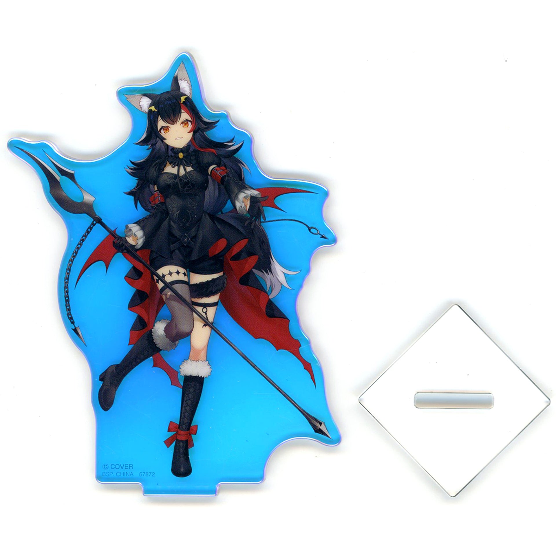 Mio Ookami - Mouth Closed Aurora Acrylic Stand Ichiban Kuji hololive Villain Style Acrylic Stand Prize [USED]