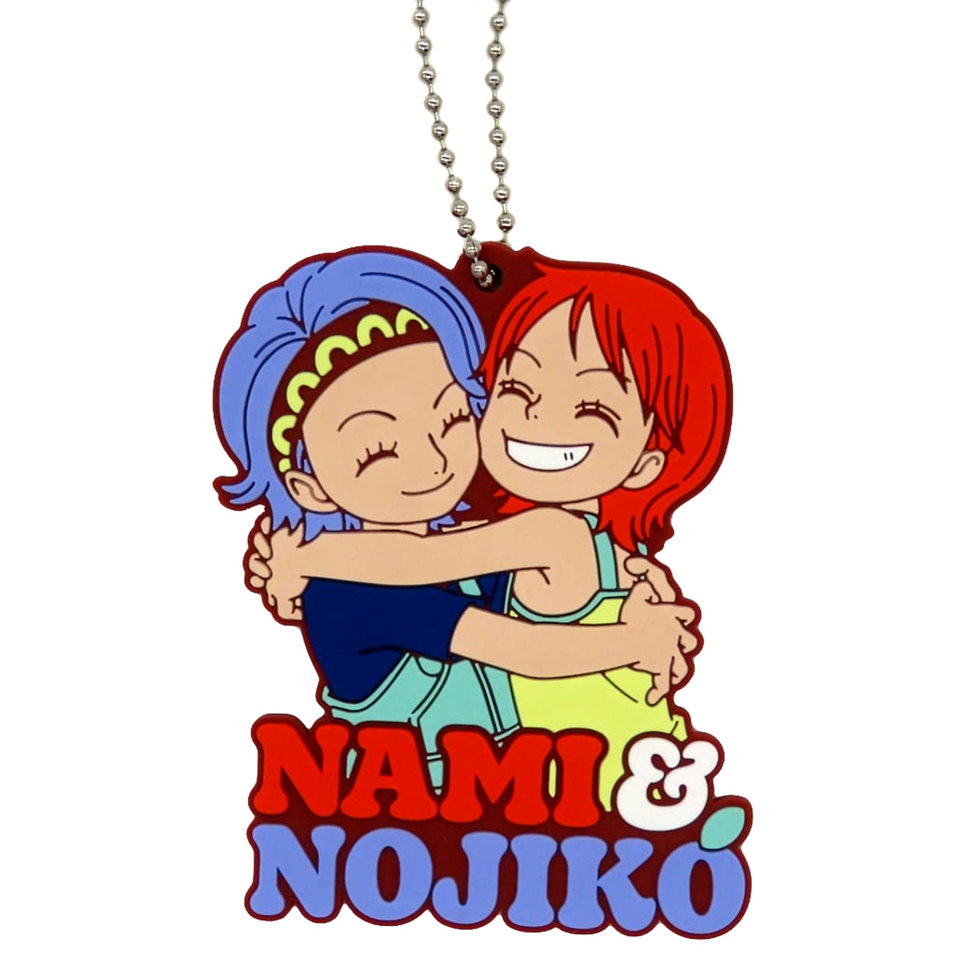 Nami & Nojiko Rubber Keychain Ichiban Kuji ONE PIECE Dramatic Memories Prize I [USED]