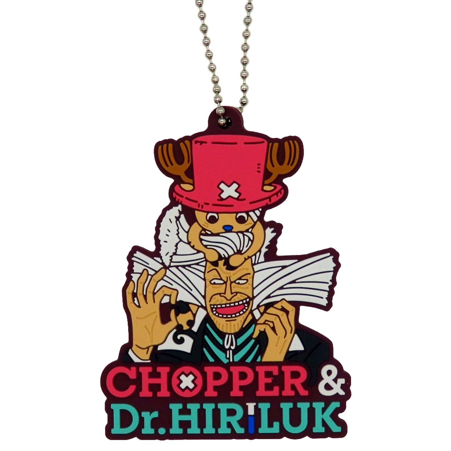 Chopper & Hiriluk Rubber Keychain Ichiban Kuji ONE PIECE Dramatic Memories Prize I [USED]