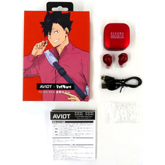 Nekoma High School True Wireless Earphones TE-Q3-HK2 AVIOT x Haikyu [USED]
