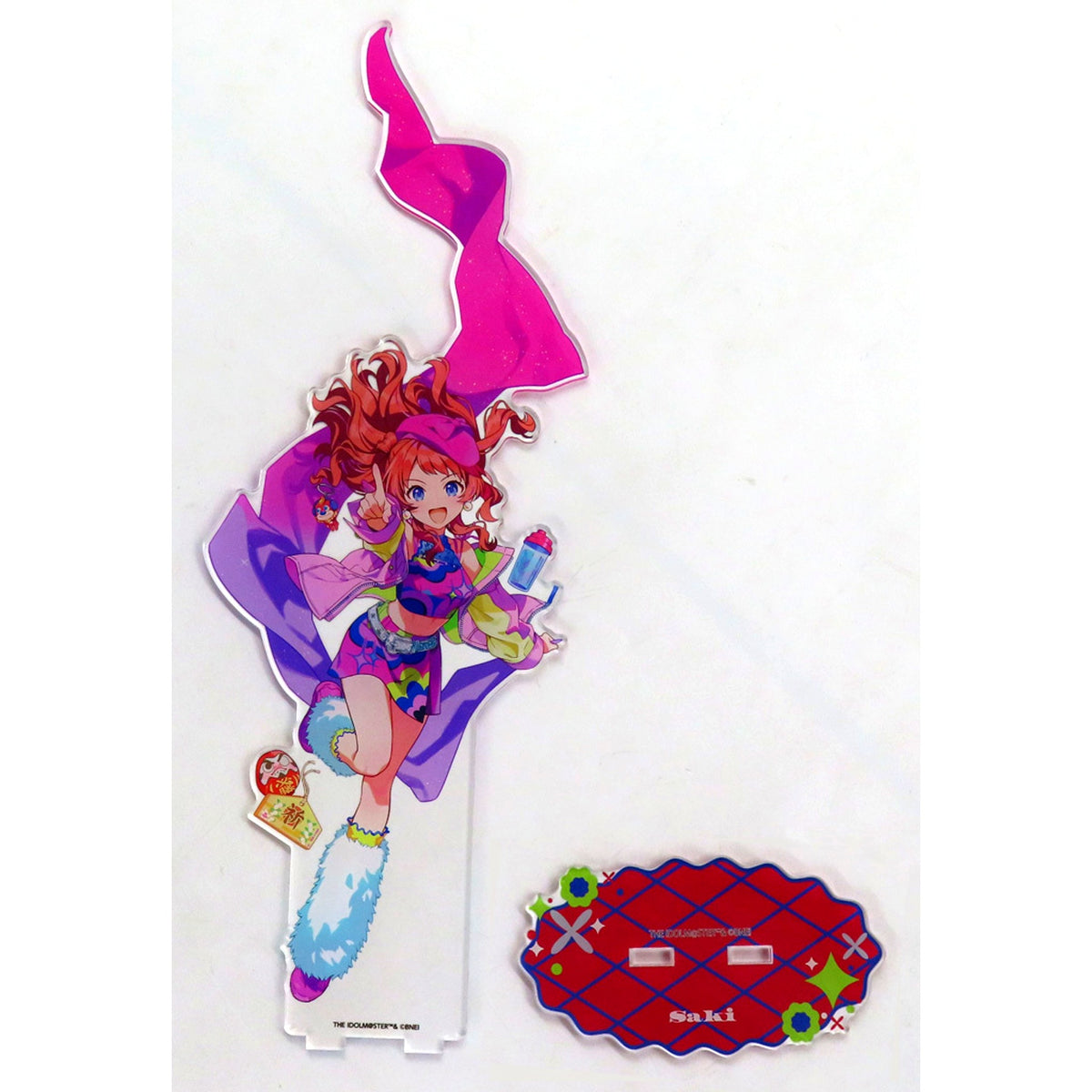 Saki Hanami Official Big Acrylic Stand Gakuen iDOLM@STER The 2nd Period [USED]