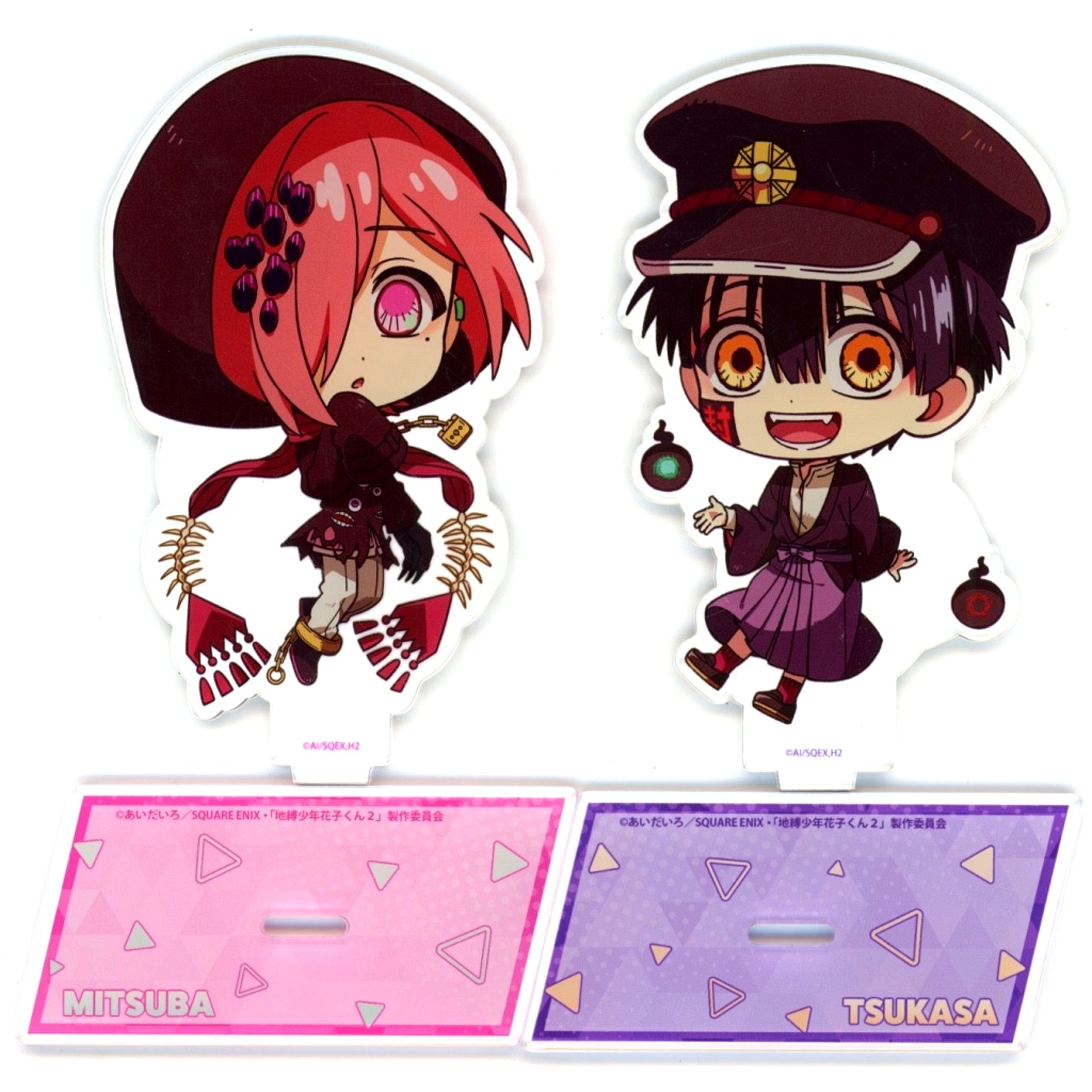 Tsukasa & Mitsuba B Prize TV Anime Toilet-Bound Hanako-kun 2 Lucky Challenge Kuji Pair Acrylic Stand [USED]