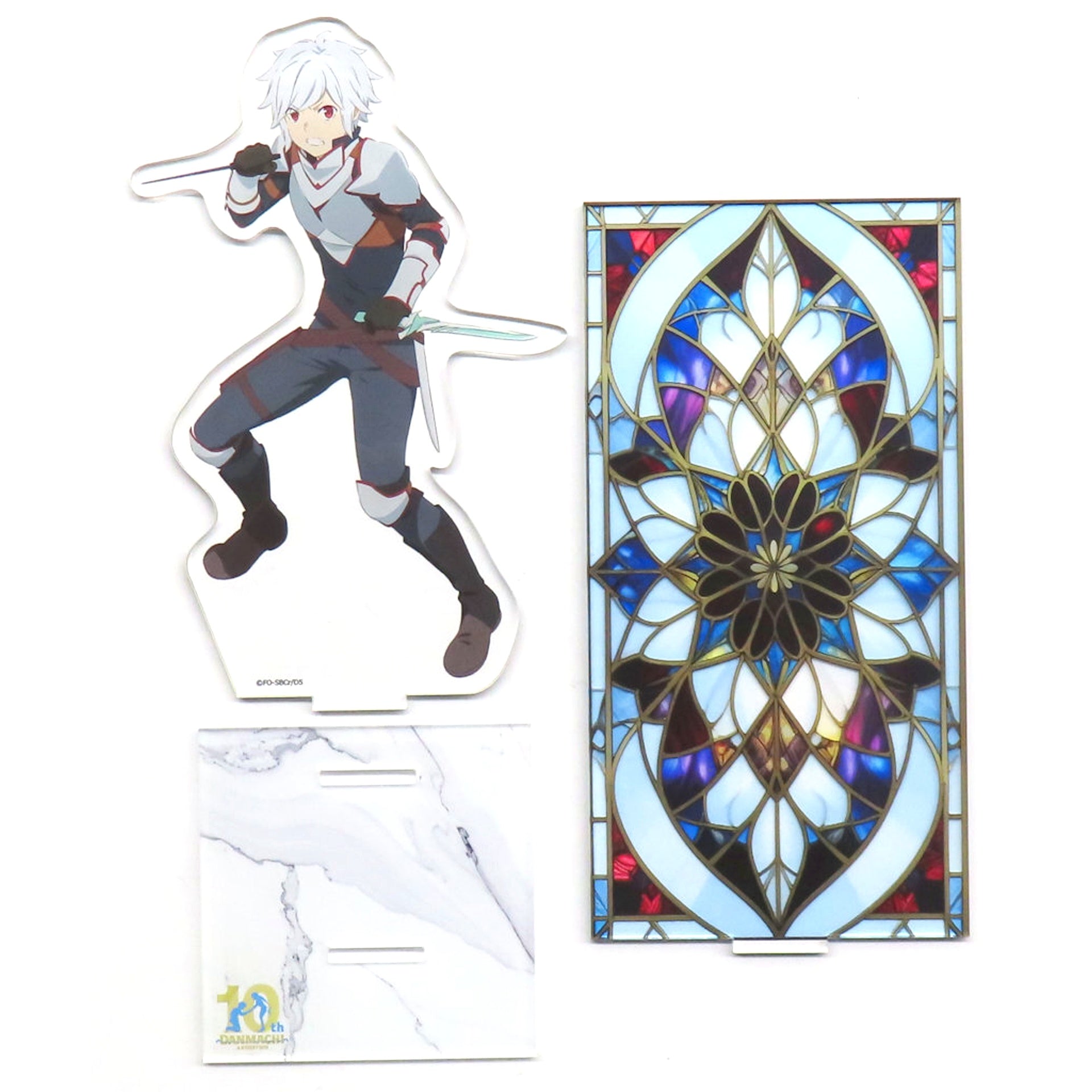 Bell Cranel Is It Wrong to Try to Pick Up Girls in a Dungeon? Stained Glass Acrylic Stand 10th Anniversary POP UP [USED]