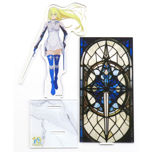 Ais Wallenstein Is It Wrong to Try to Pick Up Girls in a Dungeon? Stained Glass Acrylic Stand 10th Anniversary POP UP [USED]