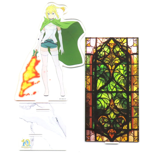 Ryuu Lion Is It Wrong to Try to Pick Up Girls in a Dungeon? Stained Glass Acrylic Stand 10th Anniversary POP UP [USED]