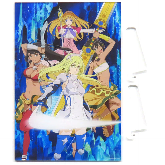 4 Past Visuals Is It Wrong to Try to Pick Up Girls in a Dungeon? Acrylic Postcard Panel 10th Anniversary POP UP [USED]