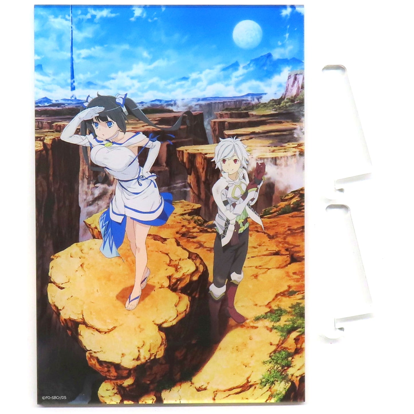 5 Past Visuals Is It Wrong to Try to Pick Up Girls in a Dungeon? Acrylic Postcard Panel 10th Anniversary POP UP [USED]