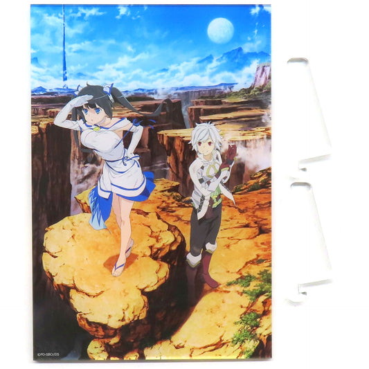 5 Past Visuals Is It Wrong to Try to Pick Up Girls in a Dungeon? Acrylic Postcard Panel 10th Anniversary POP UP [USED]