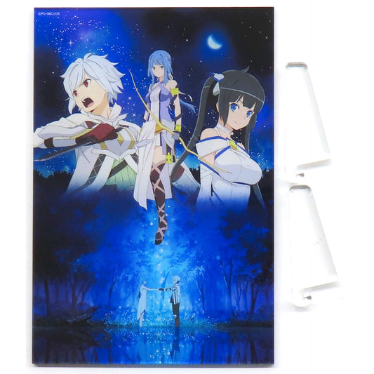7 Past Visuals Is It Wrong to Try to Pick Up Girls in a Dungeon? Acrylic Postcard Panel 10th Anniversary POP UP [USED]