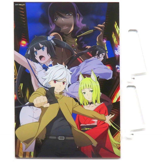 9 Past Visuals Is It Wrong to Try to Pick Up Girls in a Dungeon? Acrylic Postcard Panel 10th Anniversary POP UP [USED]